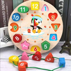Montessori Wooden Color & Shape Matching Building Blocks