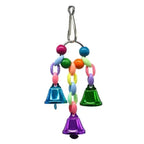 Natural Wood Rope Bird Climbing Toy for Parrots and Small Birds