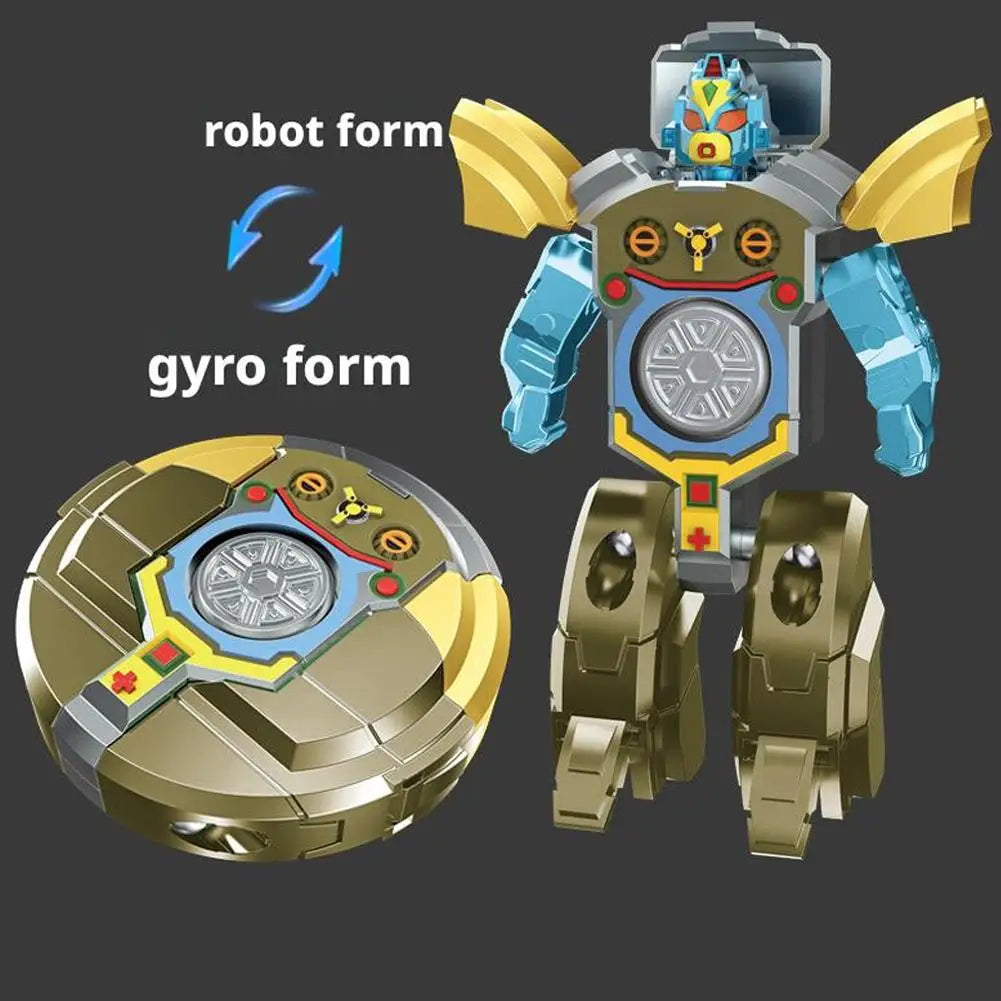 Creative Robot Transforming Fidget Spinner Stress Relief Toy