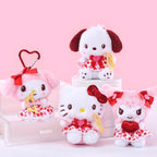 Sanrio Hello Kitty & Kuromi Plush Keychain Bag Charm