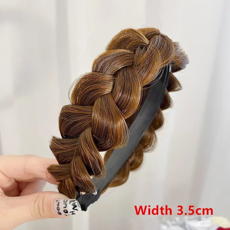 Synthetic Braided Headband for Women