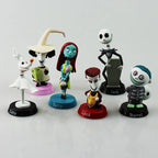 Nightmare Before Christmas Jack Jack Skellington / Freddy Krueger Bobble Head Doll PVC Action Figure Collection Toy