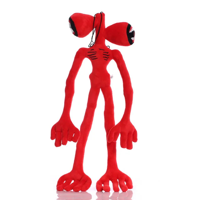 Anime Siren Head Plush Doll Toys Scary Black White Red Sirenhead Cat Peanut Soft Cartoon Stuffed Figure   Children Gifts