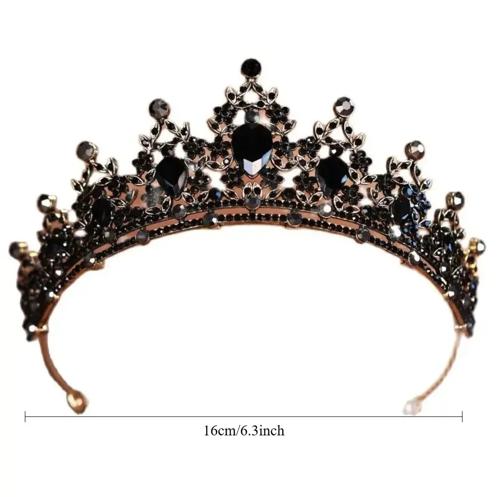 Large Crown Headband 2026 Fashion Birthday Party Accessory Retro Queen Hairband for Women Girls