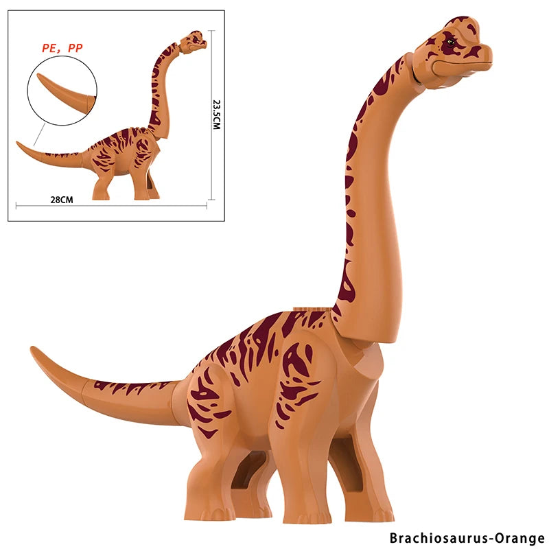 Jurassic Spinosaurus Movable Building Block Dinosaur Model