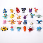 144 Pcs/Lot Mini Pokemon Figure Pikachu Kids Model Toys 2-3cm Kawaii Figurine PVC Dolls 6*24pcs Toys Wholesale