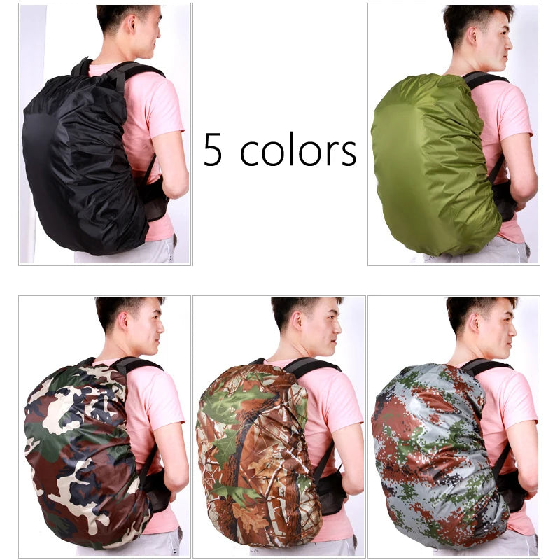 35L–60L Waterproof Hiking & Camping Backpack with Rain Cover