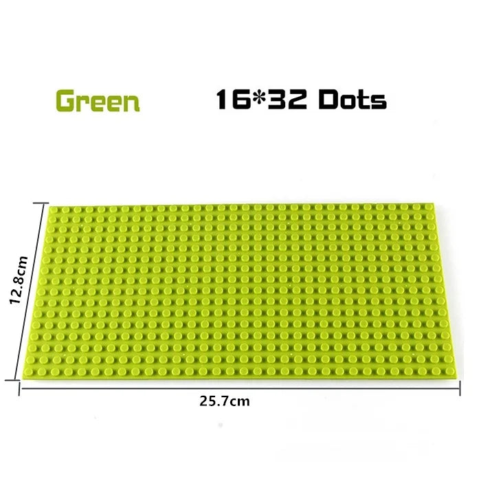 Classic Building Block Baseplate for Creative Construction Toy Sets