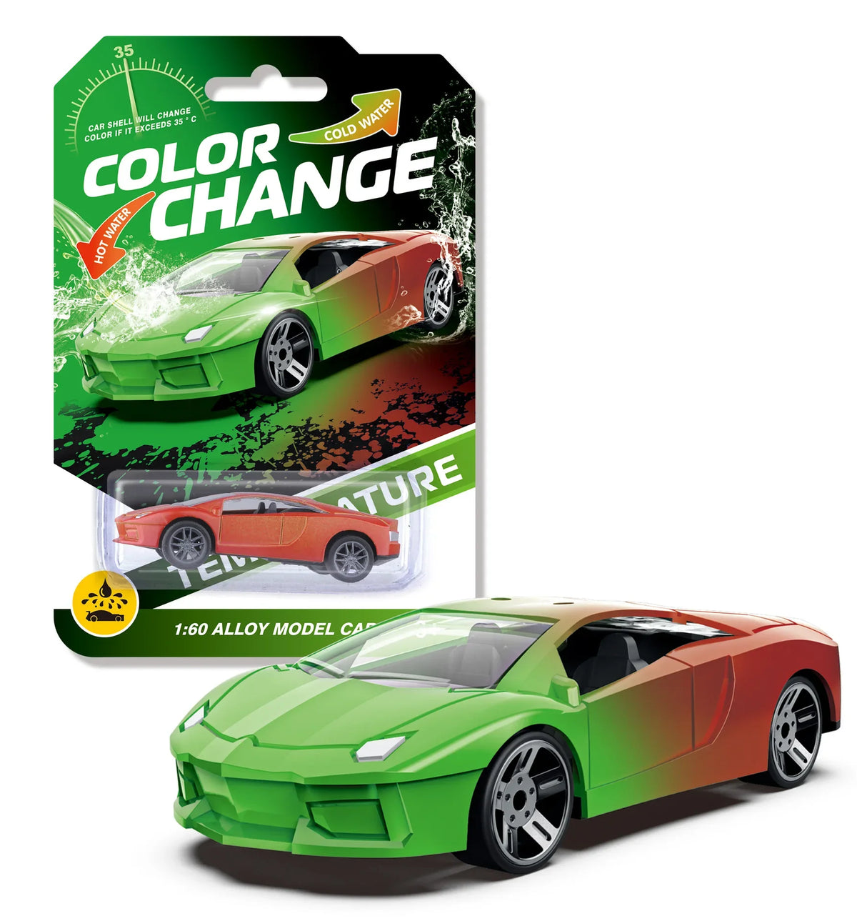 Alloy Color Changing Off Road Inertia Racing Toy Car