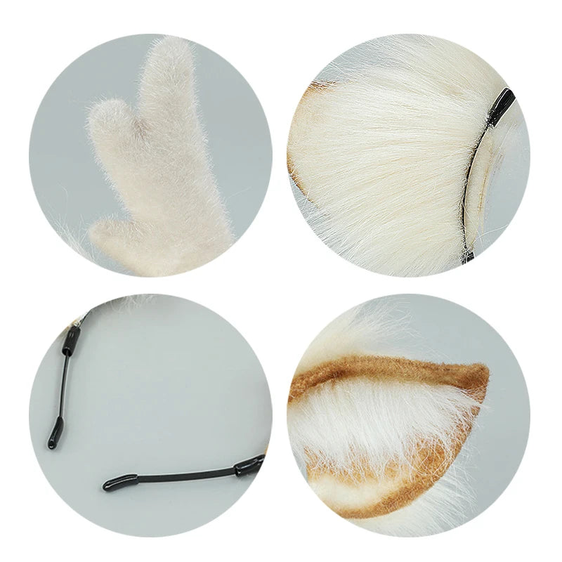 Cute Plush Deer Antler Headband for Women