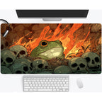 Magic playmat gathering gaming mats Frog Wizard theme anime desk mat Desk accessories 35X60cm mouse mat Raccoon tapete magic mat