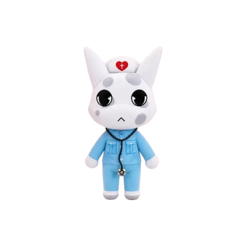 INStock-#Anime Animal Hospital Plush Horror Game Animal Hospital Anomaly Cat Dog Penguin Bunny Plushie Doll Toy Fans Collectible