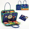 Montessori Busy Board Sensory Learning Toy for Preschool Kids