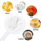 Ultra Fine Nylon Mesh Strainer Spoon for Coffee Tea and Juice Filter