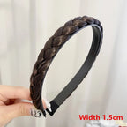 Synthetic Braided Headband for Women