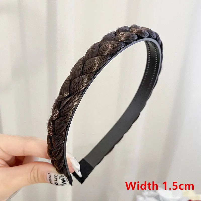 Synthetic Braided Headband for Women