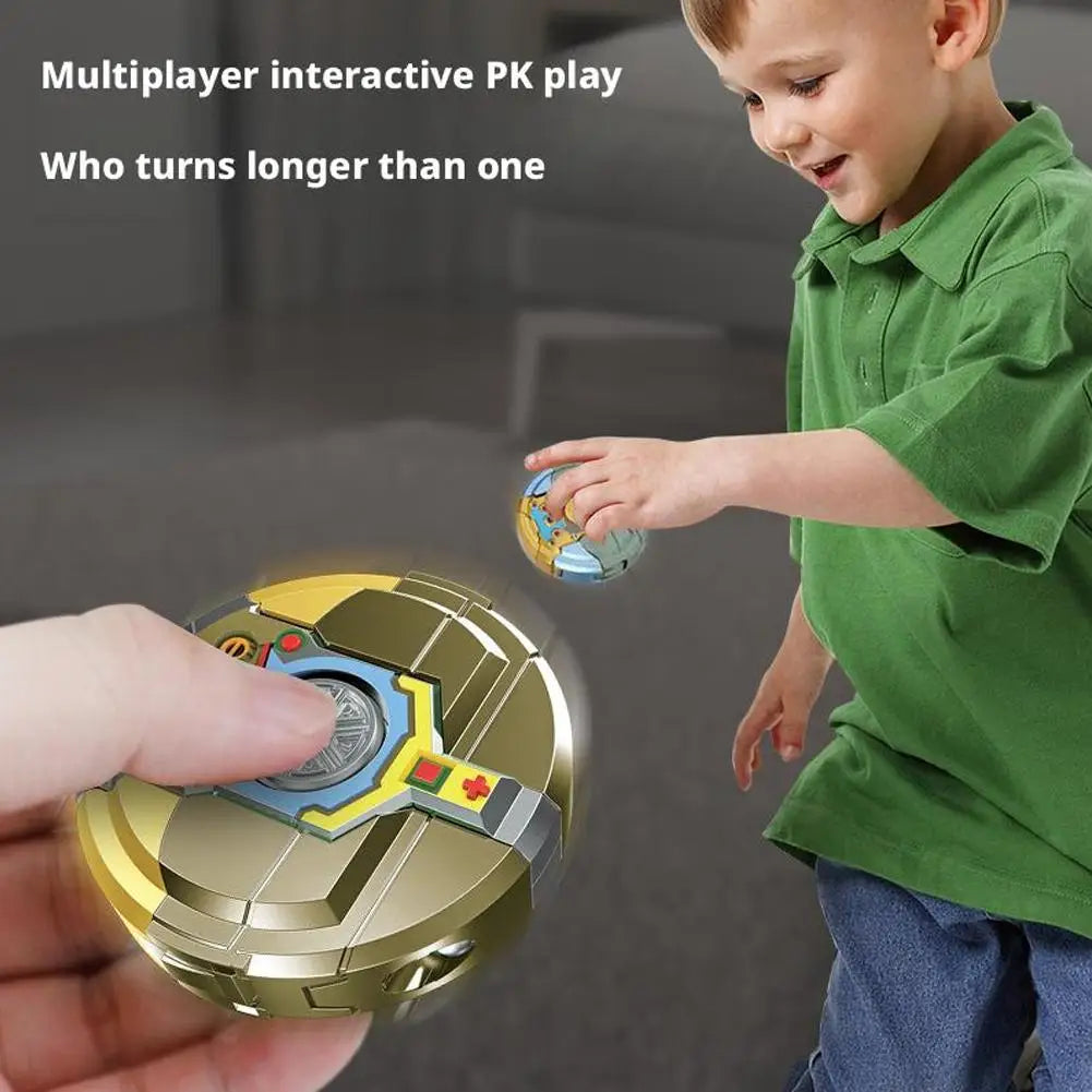Creative Robot Transforming Fidget Spinner Stress Relief Toy