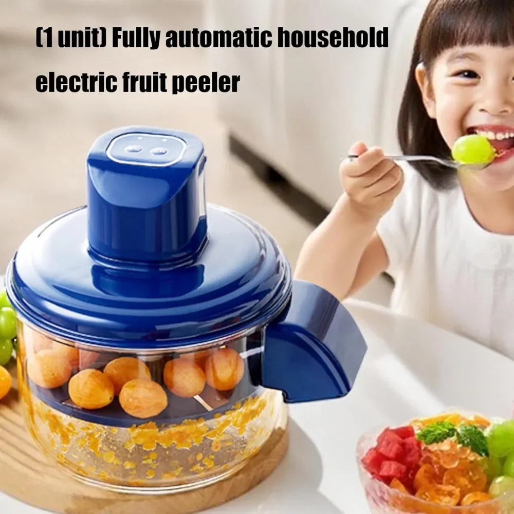 Automatic Electric Grape Peeler Rechargeable Garlic Peeling Machine