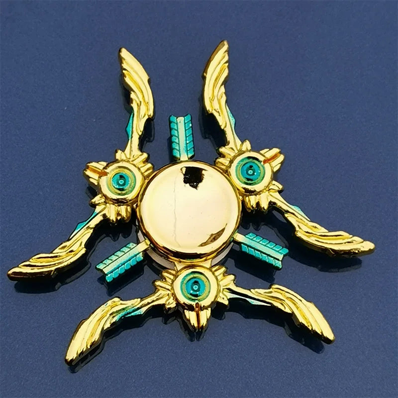 Anime Metal Fidget Spinner Zinc Alloy Silent Stress Relief Toy
