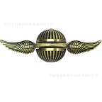 Golden Snitch-Inspired Metal Fidget Spinner Stress Relief Toy