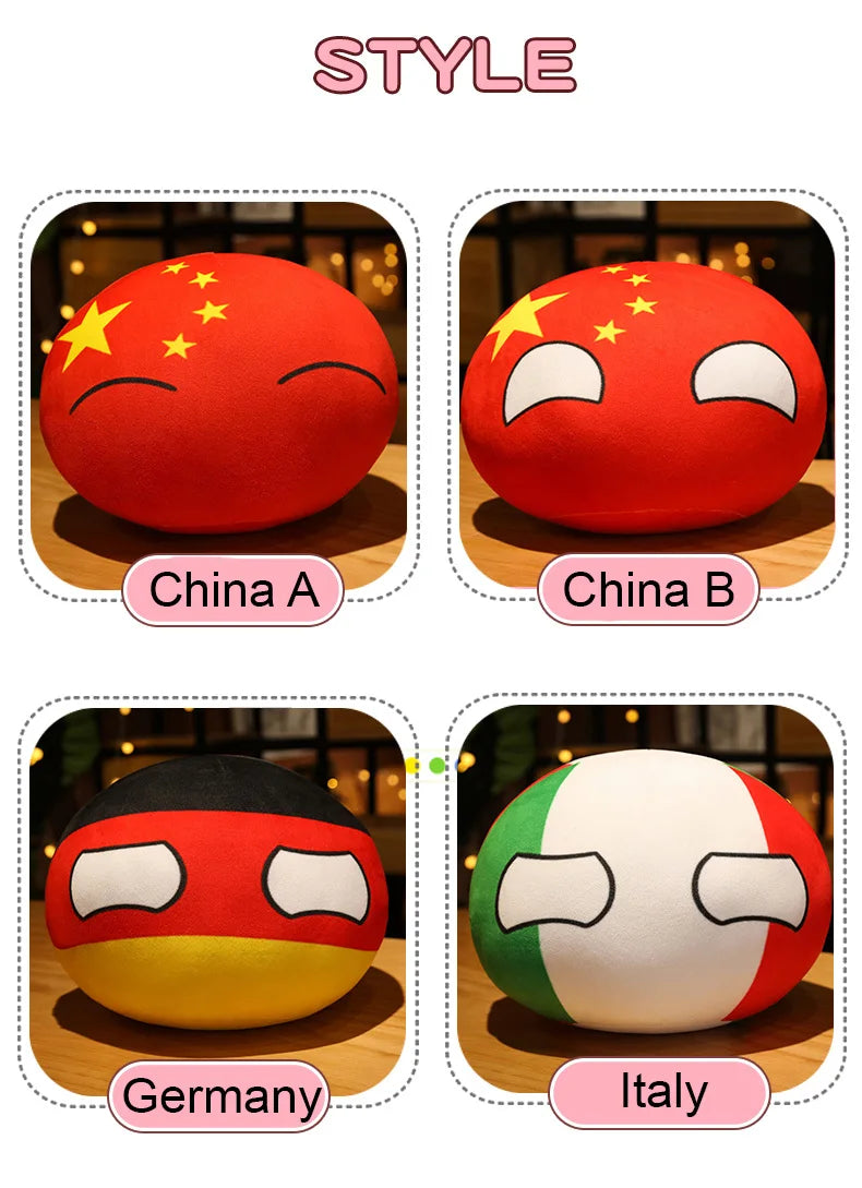 Countryball Plush Pendant Toy