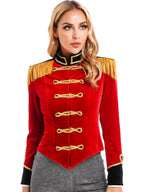 Women Circus Ringmaster Costume – Showman Tailcoat Jacket Outfit