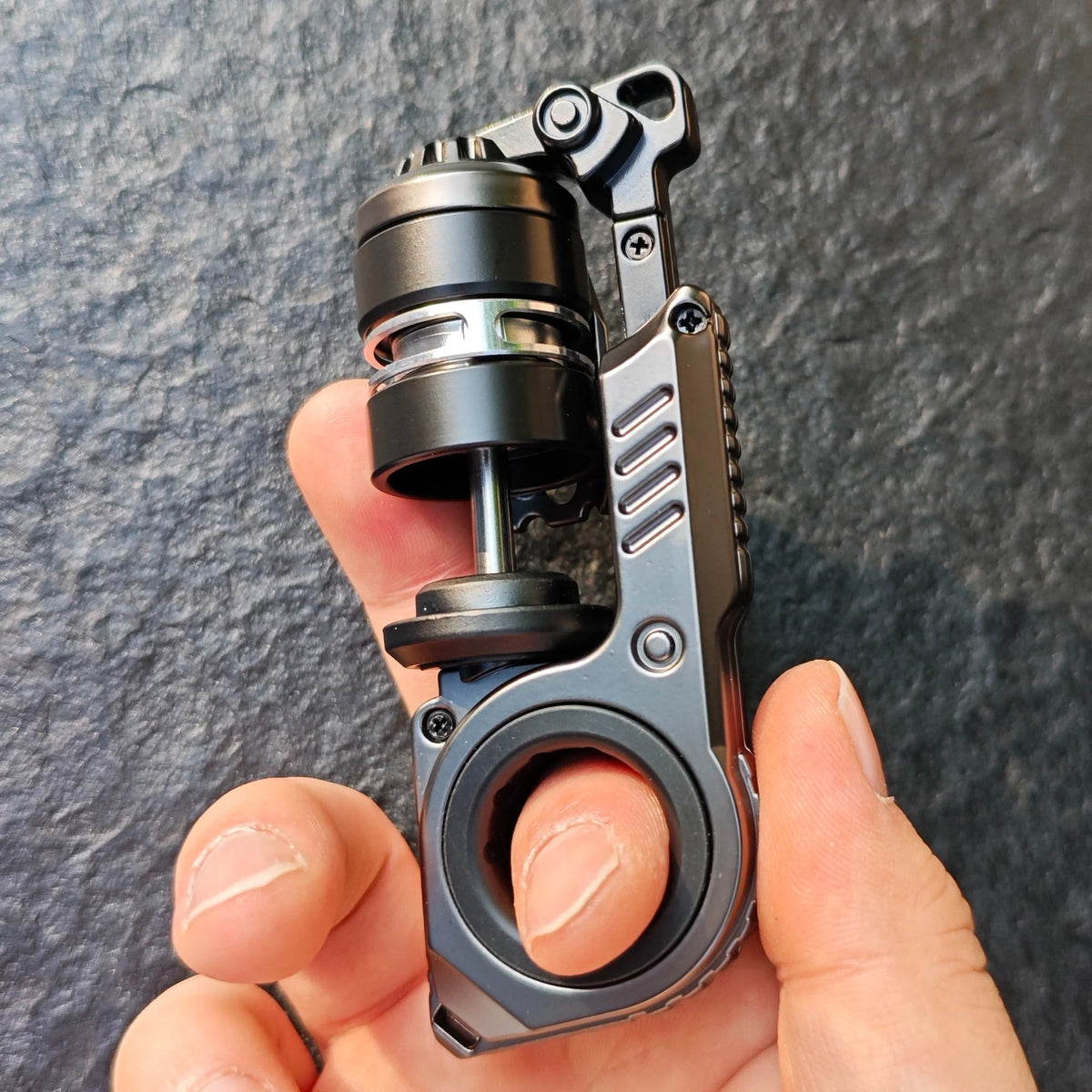 EDC Magnetic Tuning Fork Fidget Slider Mechanical Ratchet Toy