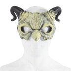 Upgraded RP Devil Half-Face Mask, Carnival and Halloween Party Costume and Props for Holiday Atmosphere Fortnite