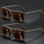 Luxury Vintage Square Polarized UV400 Sunglasses for Men & Women
