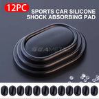 SEAMETAL 12Pcs Upgraded Car Door Gap Cushion Hood Bumper Shock Absorber Reduce Noise Door Protection Pad Universal for Sedan Suv