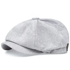 Retro Newsboy Octagonal Beret Cap for Classic Casual Style