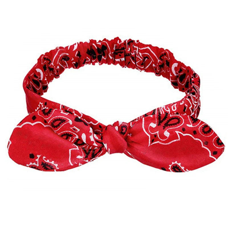 Boho Cross Knot Elastic Headband for Women