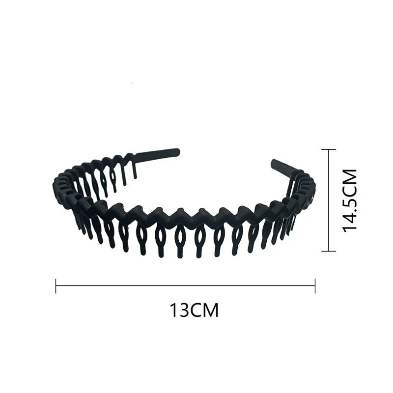 3PCS Wave Toothed Non-Slip Hairband Set for Women