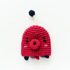 Cartoon Dog Key Case Handwoven Key Organizer Pouch