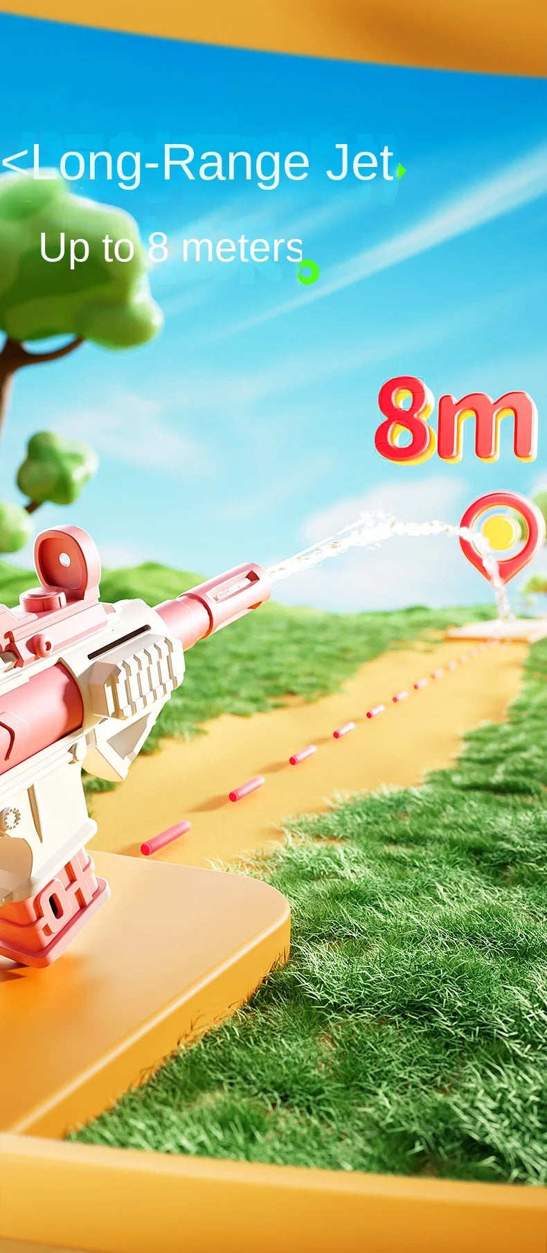 Kids Water Gun for Summer Beach Pool and Outdoor Water Play