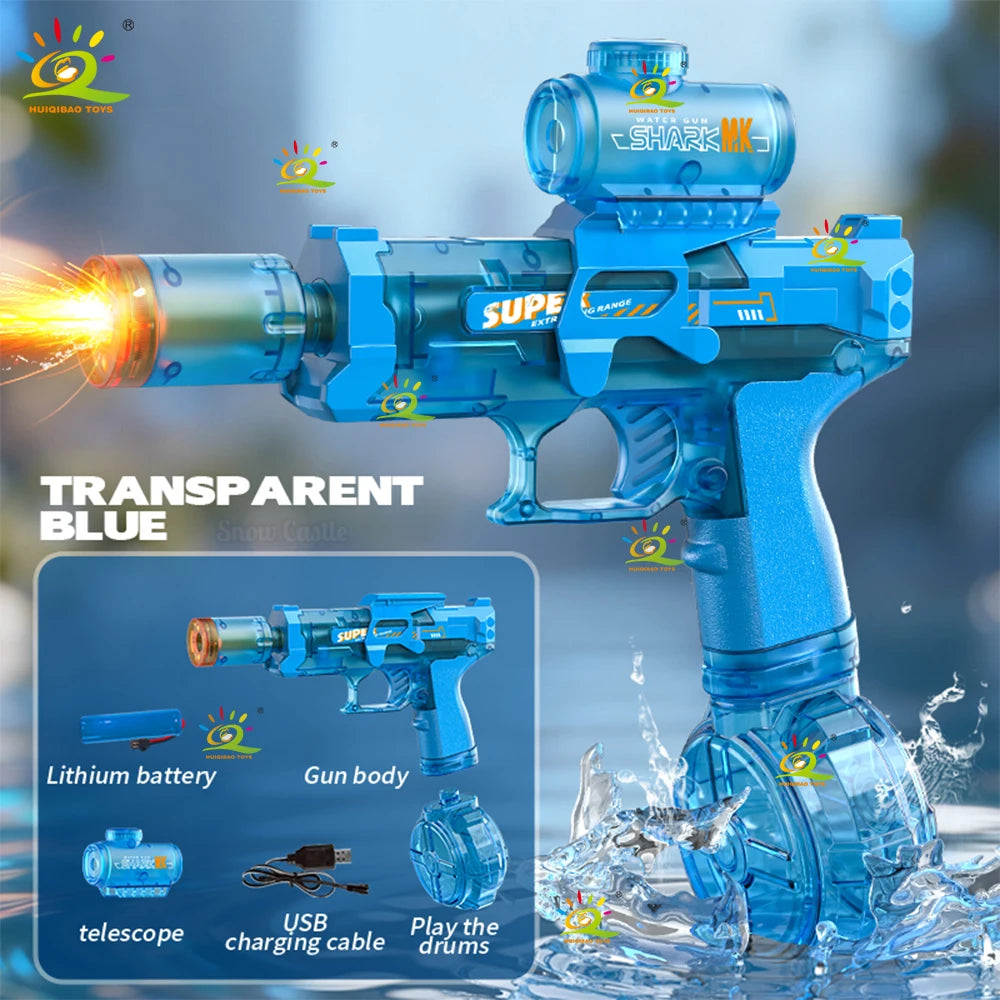 HUIQIBAO Electric Water Gun High-Speed Outdoor Water Blaster
