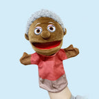 Family Hand Puppet Dolls – Plush Educational Role Play Toy