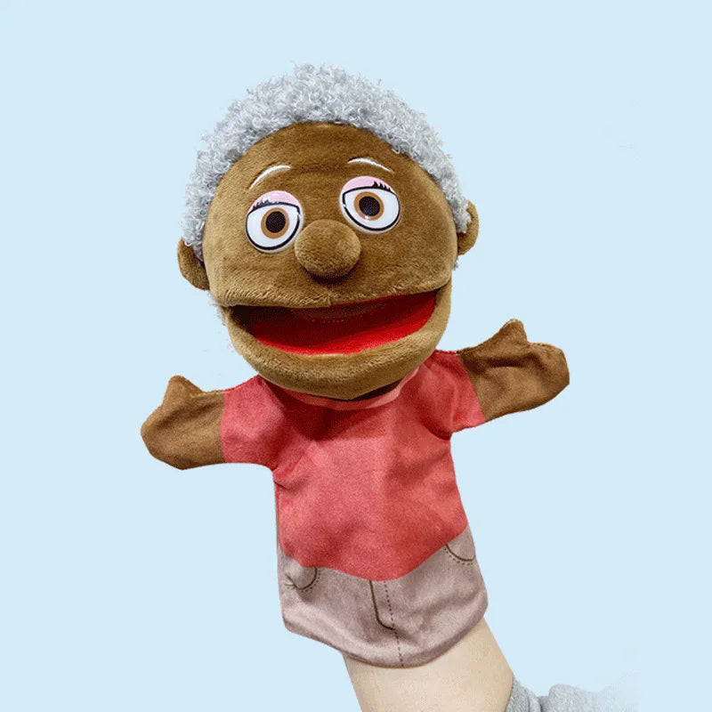 Family Hand Puppet Dolls – Plush Educational Role Play Toy