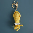 Cute Crochet Stingray Keychain Marine Fish Bag Charm