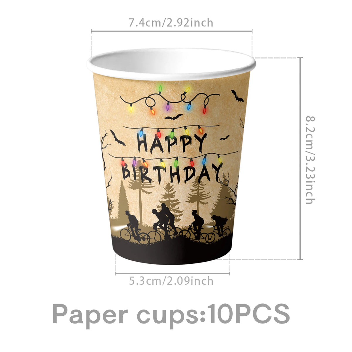 Horror Movie Stranger Theme Birthday Party Decoration Tableware Tablecloth Cup Plate Napkin Baby Shower Party Favors Supplies