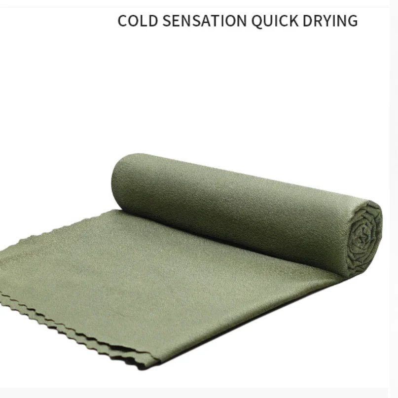 Portable Microfiber Quick‑Dry Absorbent Towel, Multi‑Purpose Towel for Camping Gym Travel Swimming Outdoor Sports