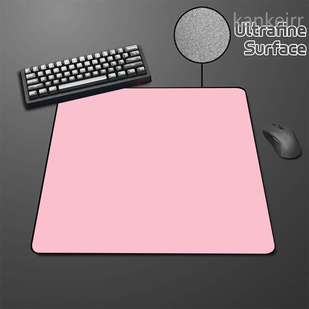 Black Speed Mouse Pad Pure Color High Elastic Non-slip Bottom Gaming Mouse Mat Premium E-Sports Mousepad Ultrafine Surfa Deskmat