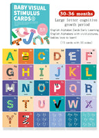 Baby Visual Stimulation Montessori High Contrast Flash Cards