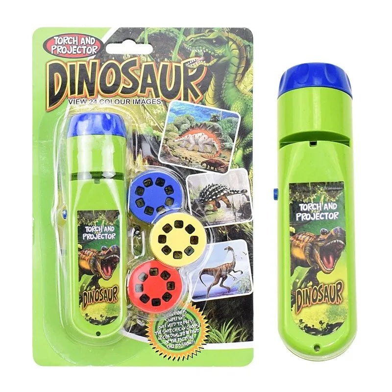 Children's Fun Projector Light Flashlight Puzzle Early Education Projection Light Baby Bedtime Toy