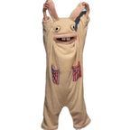 Raving Rabbids Cosplay Onesie Anime Peripheral Flannel Jumpsuit Adult Kids Halloween Carnival Costume Homewear Sleepwear Gift