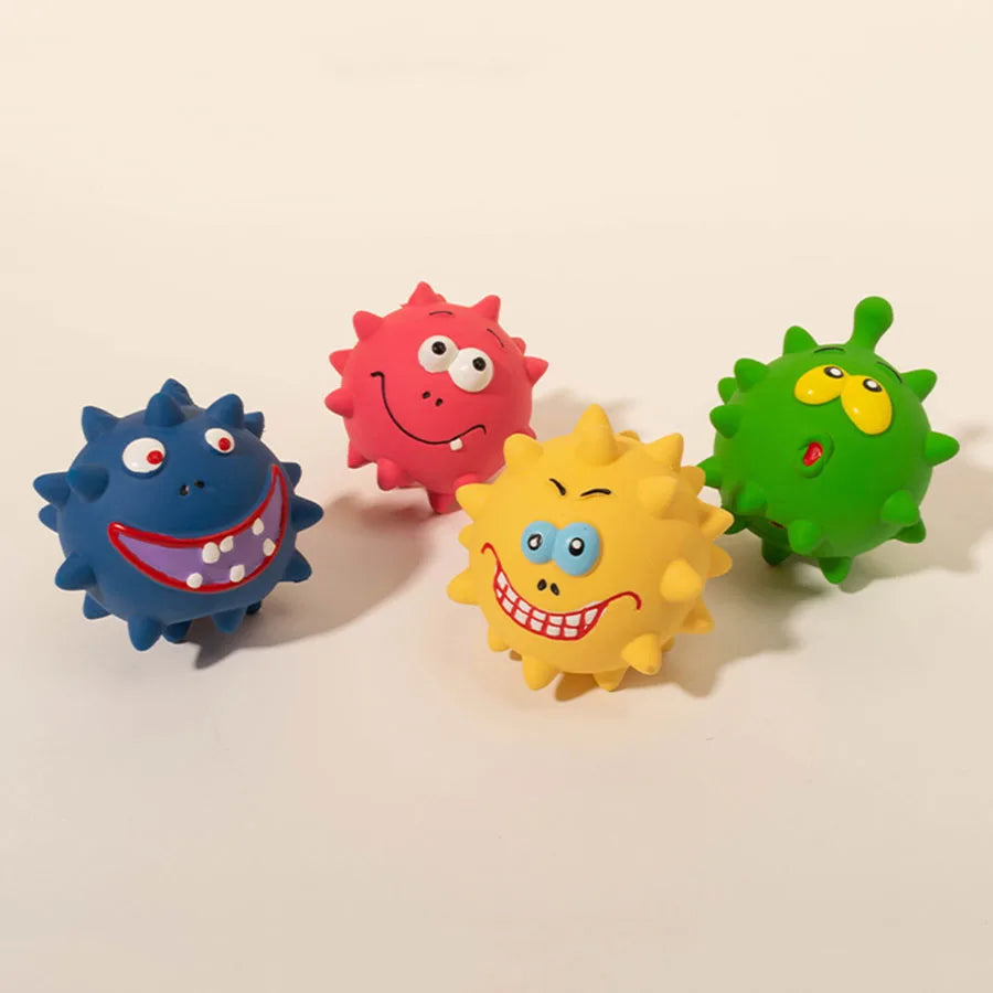 Squeaky Dog Chew Toy for Interactive Teeth Cleaning and Play
