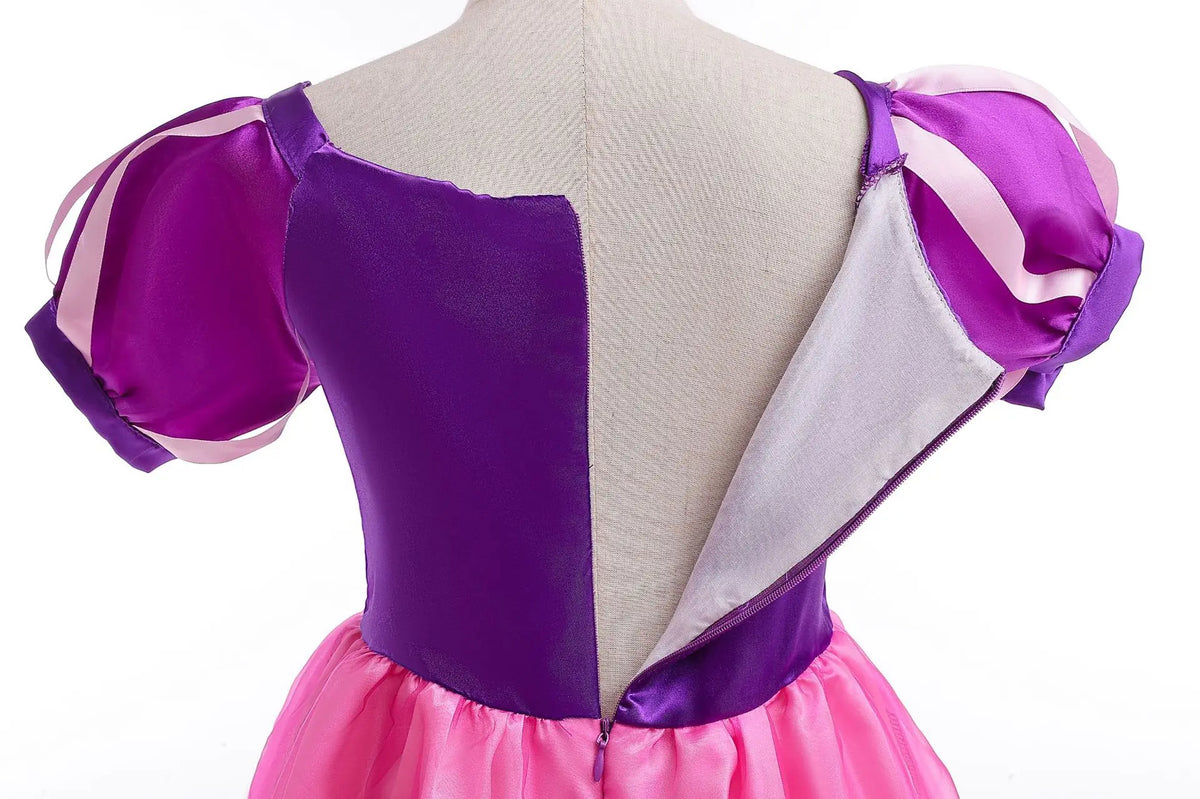 Girls Princess Costume Dress – Disney Inspired Cinderella, Snow White & Rapunzel