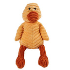 Corduroy Dog Molar Plush Toy for Interactive Chewing and Play