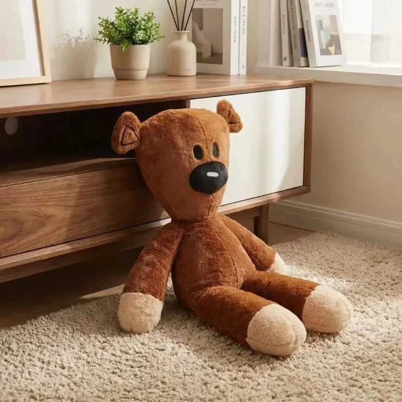 30/50/60/80/110cm Mr Bean Teddy Bear Plush Toy Cute Soft Stuffed Animal Home Sofa Decor Accompany sleep Doll Girls Birthday Gift