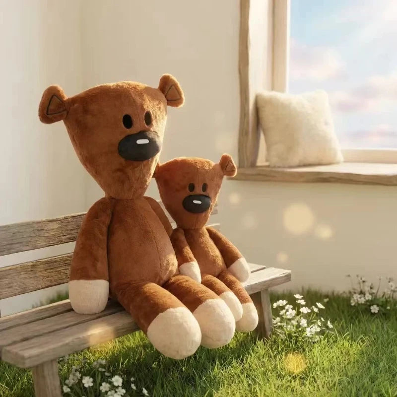 30/50/60/80/110cm Mr Bean Teddy Bear Plush Toy Cute Soft Stuffed Animal Home Sofa Decor Accompany sleep Doll Girls Birthday Gift
